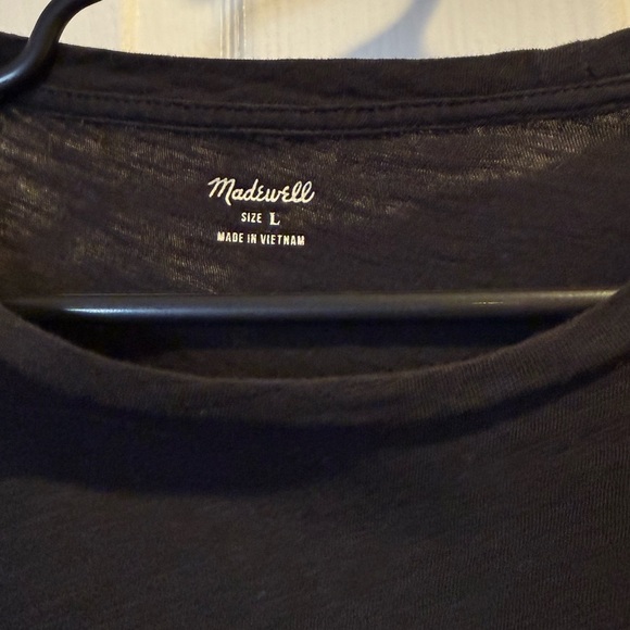 Madewell Black T Shirt Women’s Size L - Picture 2 of 4